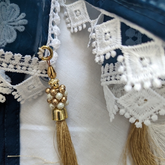 3 pc Indian Pakistani Kurti, Pant and dupatta - Picture 5 of 15